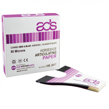 آرتیکلاتور کاغذ آرتیکلاتور دندانپزشکی - دو رنگ - ADS