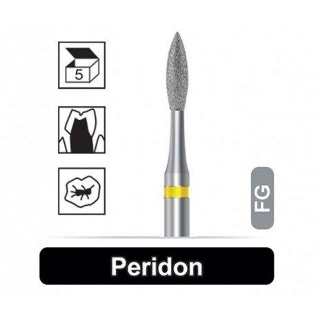 مخروطی فرز الماسی پرداخت 830L مدل Peridon توربین - Dentalree
