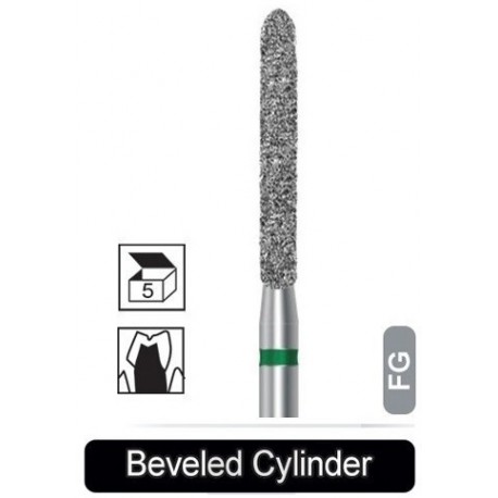 استوانه ای فرز الماسه تراش مدلDentalree - Modified Beveled Cyliner 879L