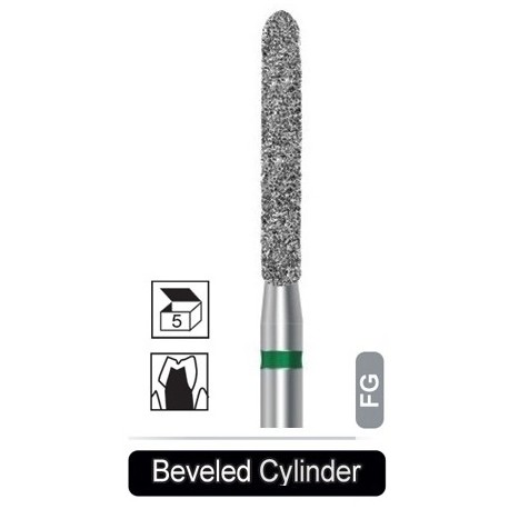استوانه ای فرز الماسه تراش مدلDentalree - Modified Beveled Cyliner 879