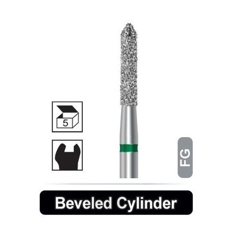 استوانه ای فرز الماسه فیشور مدل Dentalree- Bevelded Cylinder 884