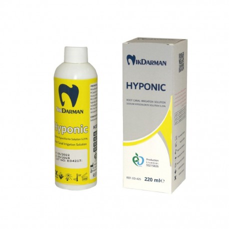 ضد عفونی کننده کانال محلول هیپوکلریت سدیم 5.25% HYPONIC - نیک درمان آسیا