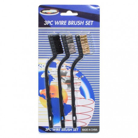 سایر قطعات ست 3 تایی فرچه سیمی دسته دار Wire Brush Set اصل